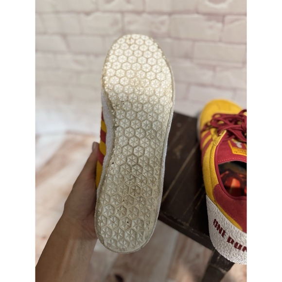 Adidas x BAIT One Punch Man Yellow Red Suede Sneakers Men's Size 14 - Picture 5 of 9